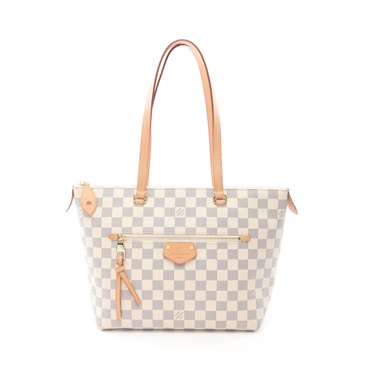 LOUIS VUITTON Iena PM Tote Shoulder Bag N44039 Damier Azur canvas leather Used