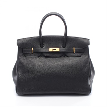 HERMES Birkin 35 Handbag Togo leather Black GHW Used Women H