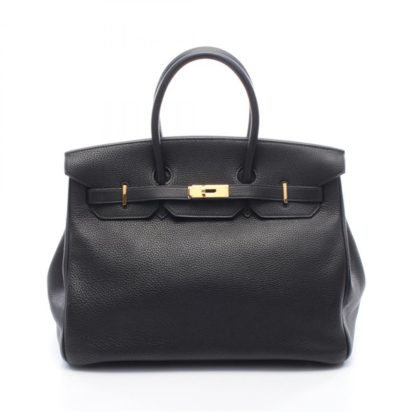 HERMES Birkin 35 Handbag Togo leather Black GHW Used Women H