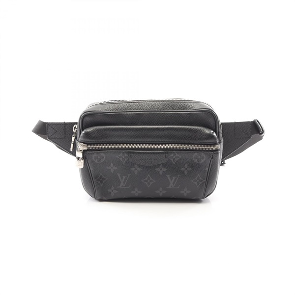 LOUIS VUITTON Bum Outdoor Waist Belt Bag M30245 Taigarama leather canvas Used LV