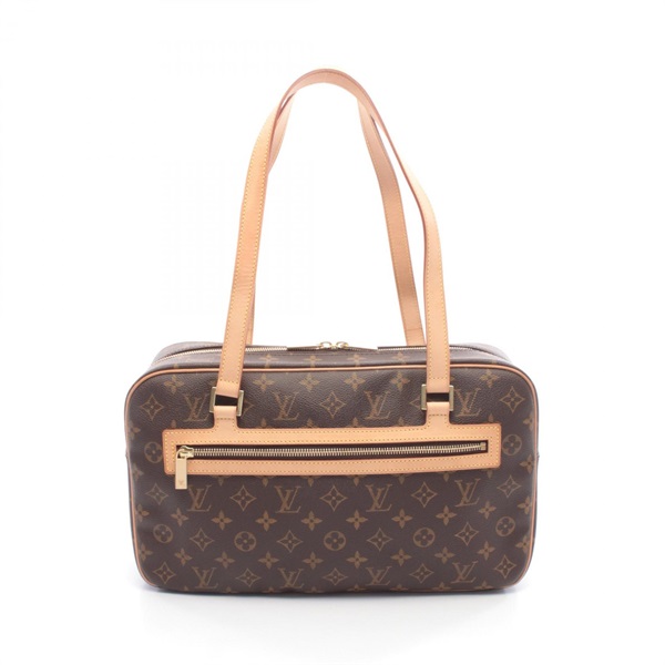 LOUIS VUITTON Cite GM Shoulder Bag M51181 Monogram canvas leather Brown Used LV