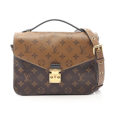 LOUIS VUITTON Pochette Metis MM Shoulder Crossbody Handbag M44876 Monogram Used
