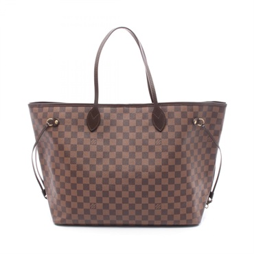 LOUIS VUITTON Neverfull GM Tote Bag N51106 Damier leather Ebene Used Women LV
