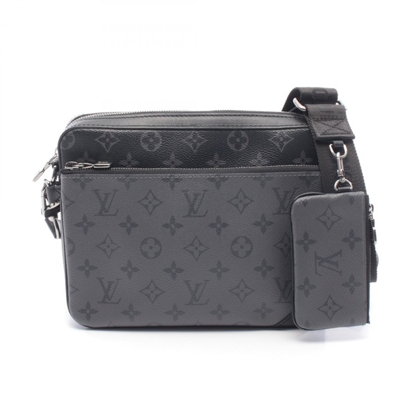 LOUIS VUITTON Trio Messenger Shoulder crossbody Bag M69443 Monogram eclipse gray