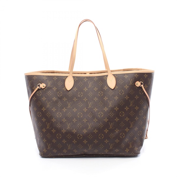LOUIS VUITTON Neverfull GM Tote shoulder Bag M40157 Monogram leather Brown Used