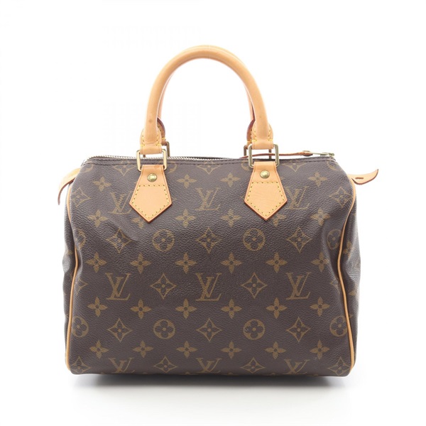 LOUIS VUITTON Speedy 25 Handbag M41528 Monogram canvas leather Brown Used Women