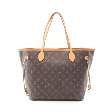 LOUIS VUITTON Neverfull MM Tote Shoulder Bag M40156 Monogram canvas leather Used