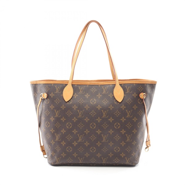 LOUIS VUITTON Neverfull MM Tote Shoulder Bag M40156 Monogram canvas leather Used