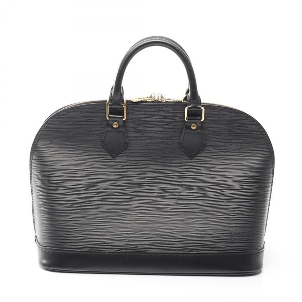 LOUIS VUITTON Alma Handbag M52142 Epi leather Black Used Women LV