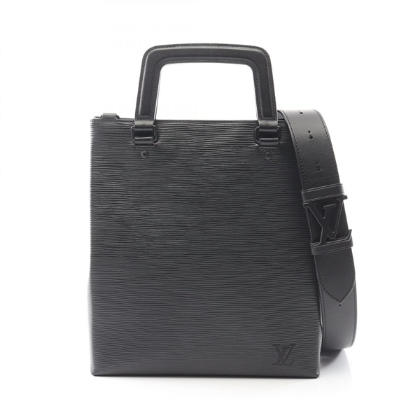 LOUIS VUITTON Sac Plat fold crossbody shoulder Handbag M58497 Epi Noir used LV