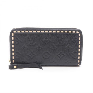 LOUIS VUITTON Zippy Around long Wallet M64805 Monogram empreinte leather Used LV
