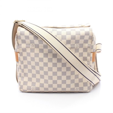 LOUIS VUITTON Naviglio Shoulder crossbody messenger Bag N51189 Damier Azur used