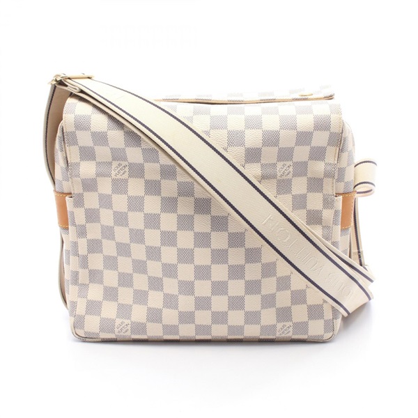 LOUIS VUITTON Naviglio Shoulder crossbody messenger Bag N51189 Damier Azur used