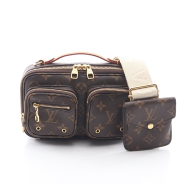 LOUIS VUITTON Utility crossbody Shoulder Handbag M80446 Monogram canvas Used LV