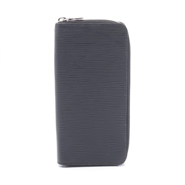 LOUIS VUITTON Zippy Wallet Vertical M60965 Epi leather Black Used mens LV
