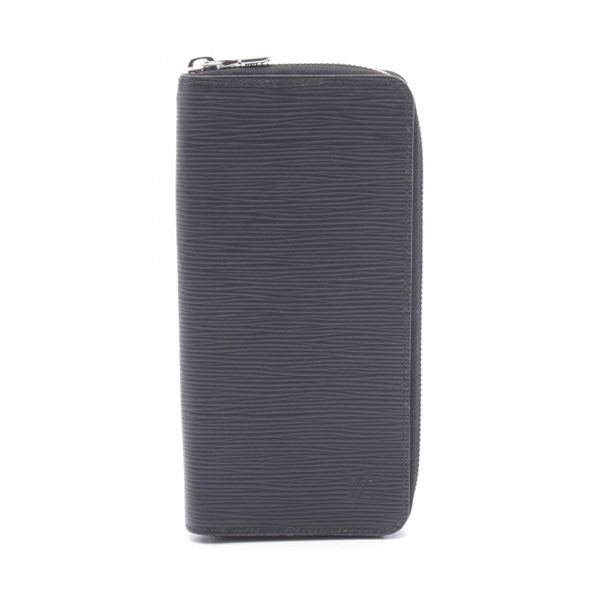 LOUIS VUITTON Zippy Wallet Vertical M60965 Epi leather Black Used mens LV