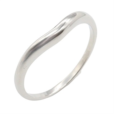 BVLGARI Corona curve Ring Pt950 Platinum Used unisex US size 7.5
