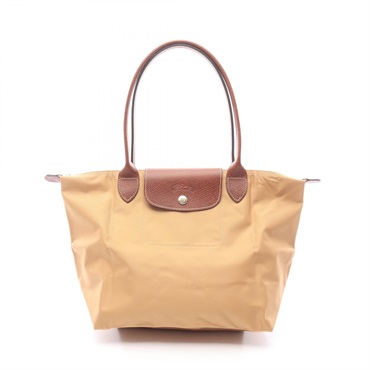 Longchamp LE PLIAGE ORIGINAL M Tote Bag L2605089P86 canvas leather Beige NEW