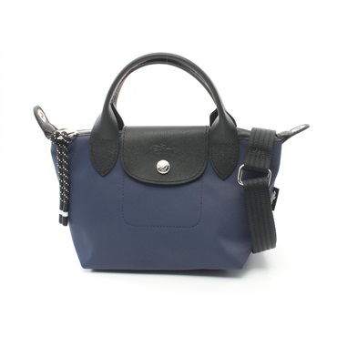 Longchamp Le Pliage Energy XS Handbag L1500HSR006 canvas leather Navy Black NEW