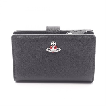 Vivienne Westwood ZIP CARD WALLET Orb Bi-fold purse 51080028L0040N402 Saffiano