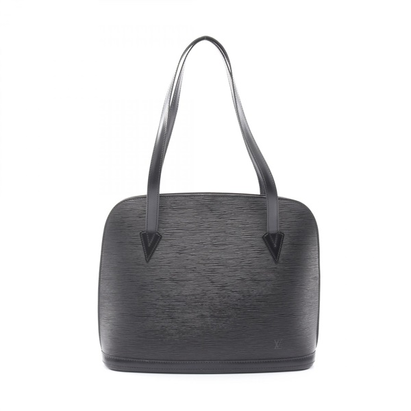 LOUIS VUITTON Lussac Shoulder Bag M52282 Epi leather Black Used Women LV