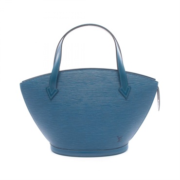 LOUIS VUITTON Saint Jacque Handbag M52275 Epi leather Toledo Blue Used Women LV