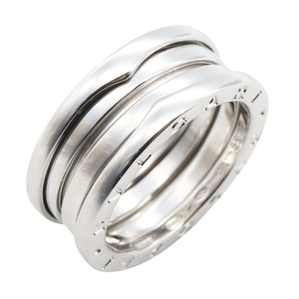 BVLGARI B-zero1 Ring 3 bands 18KWG White Gold Used Unisex US size 7.25 #56