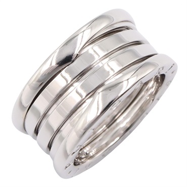 BVLGARI B-zero1 4 bands Ring 18KWG White Gold #55 Used Unisex US Size 6.75