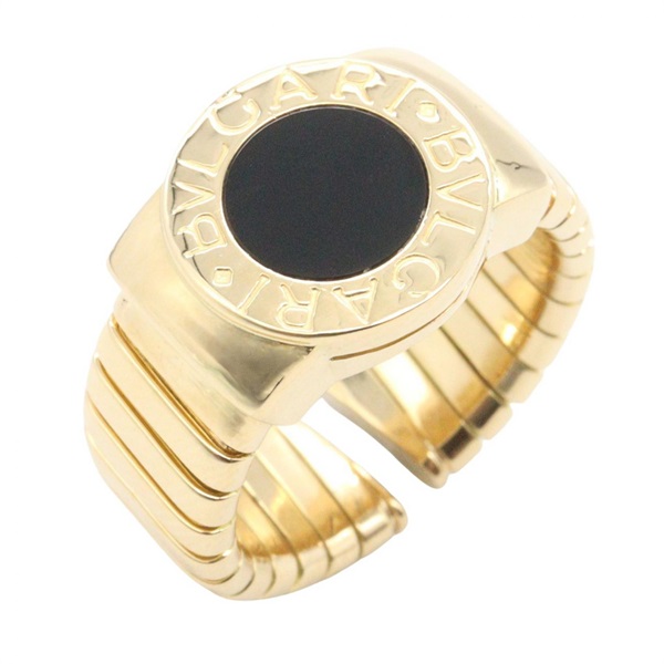 BVLGARI Bvlgari Onyx Ring 18KYG Yellow Gold Black Used unisex US size 7 #54