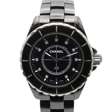 CHANEL J12 11PDiamond Wrist Watch H2124 Quartz ceramic diamond Used mens CC