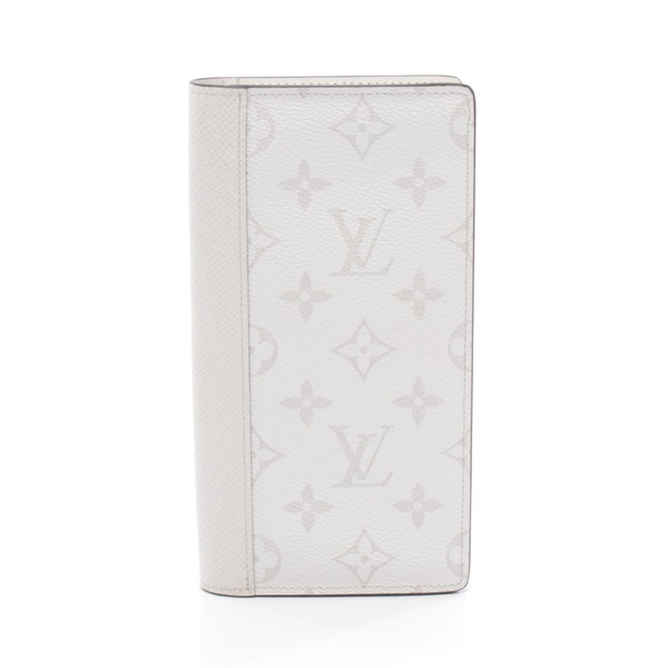LOUIS VUITTON Portefeuille Brazza Bifold Wallet Purse M30298 Taigarama Gray Used