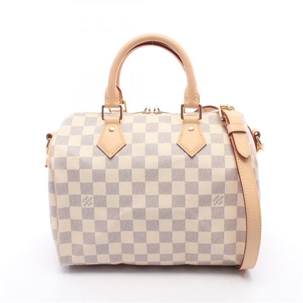 LOUIS VUITTON Speedy Bandoulière 25 Shoulder Handbag N40608 Damier Azur used LV
