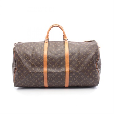 LOUIS VUITTON Keepall 60 Travel Duffel Bag M41422 Monogram canvas leather Used