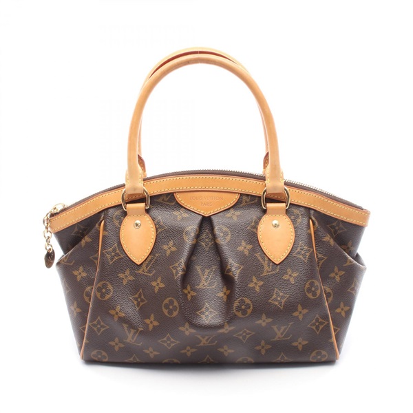 LOUIS VUITTON Tivoli PM Handbag M40143 Monogram leather Brown Used Women
