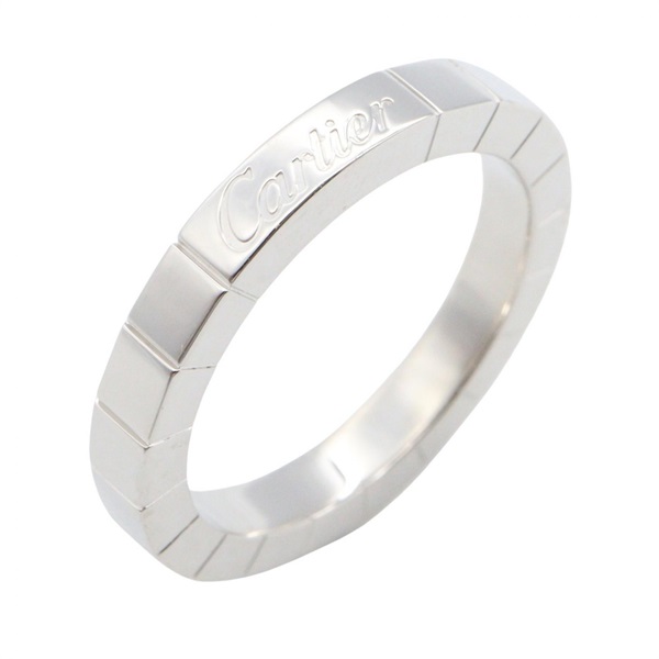 CARTIER Laniere Ring 18KWG White Gold Used unisex US size 5 #50
