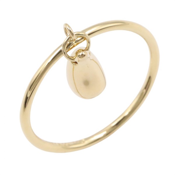 TIFFANY＆CO Elsa Peretti Teardrop Ring 18KYG Yellow Gold Used women US size 4.75