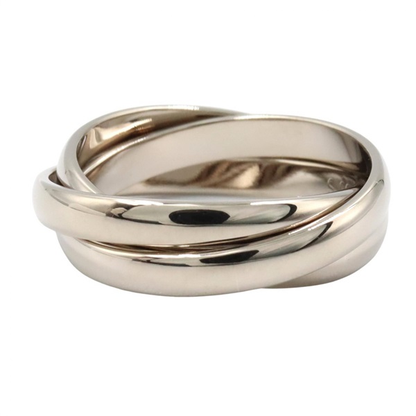 CARTIER Trinity Ring 18KWG White Gold Used unisex US size 5.5 #51
