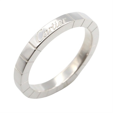 CARTIER Laniere Ring 18KWG White Gold Used unisex US size 7 #55