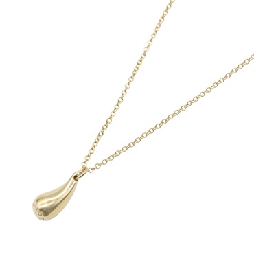 TIFFANY＆CO Teardrop Necklace pendant 18KYG Yellow Gold Used