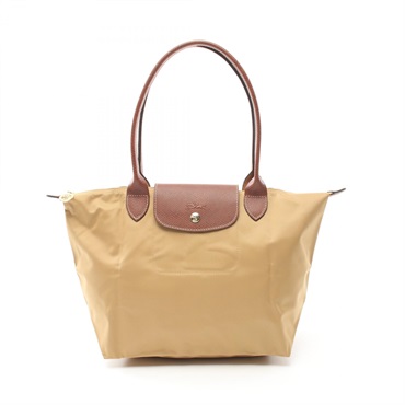 Longchamp LE PLIAGE ORIGINAL M Tote Bag L2605089P86 canvas leather Beige NEW