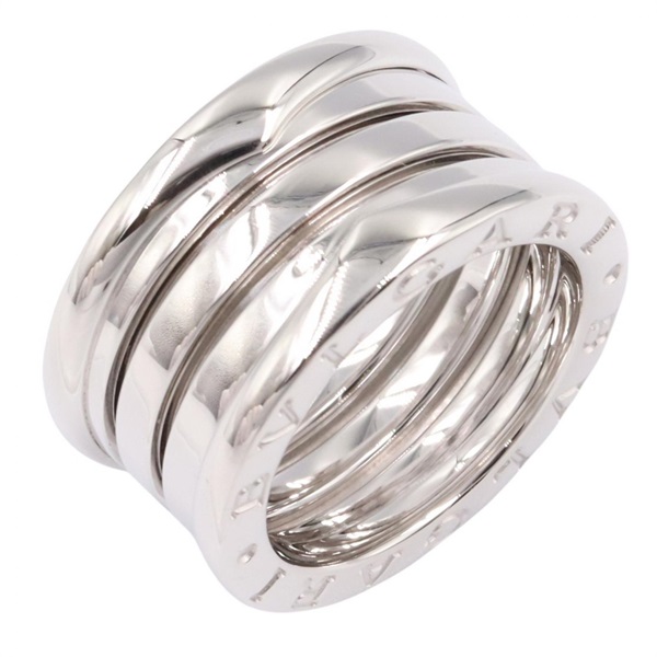 BVLGARI B-zero1 Ring 4 bands 18KWG White Gold Used women US size #49