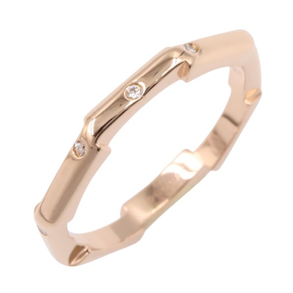 GUCCI Diamond Ring 18KPG Pink Rose Gold Used women US size 5