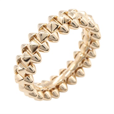 CARTIER Crash SM Ring 18KPG Pink Rose Gold Used unisex US size 6.25 #53