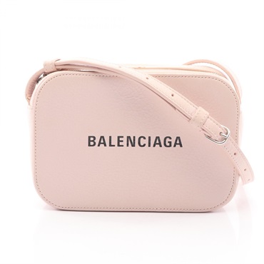 BALENCIAGA EVERYDAY CAMERA shoulder crossbody BAG XS 489809 leather Pink Used