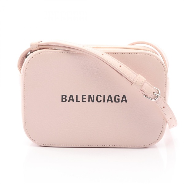 BALENCIAGA EVERYDAY CAMERA shoulder crossbody BAG XS 489809 leather Pink Used