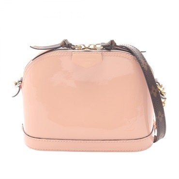 LOUIS VUITTON Alma MINI crossbody Shoulder Bag M52750 Vernis Rose valerine used