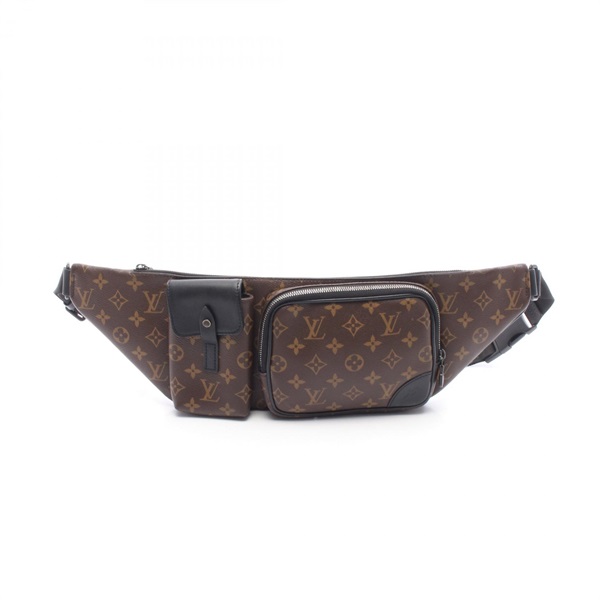 LOUIS VUITTON Christopher Bum Waist belt bag M45337 Monogram macassar leather