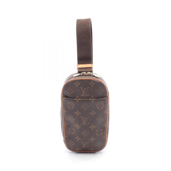 LOUIS VUITTON Pochette Gange Waist bum bag M51870 Monogram leather Brown Used