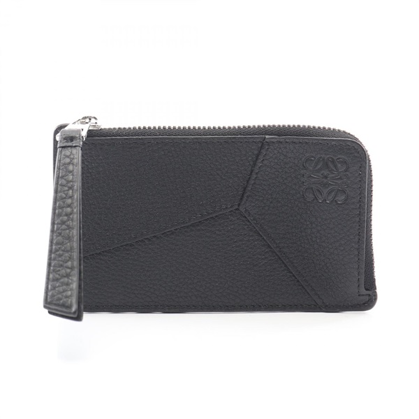 LOEWE PUZZLE EDGE COIN CARD Holder/purse C510Z40X281100 leather Black NEW mens