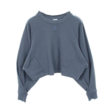 LOEWE Anagram Sweatshirts Tops cotton Blue Used Women size XS